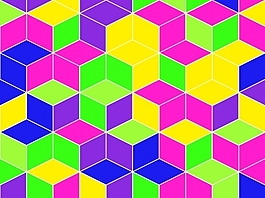 立方體PPT背景- 38890110