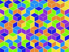立方體PPT背景- 45488160