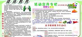 健康教育宣傳專欄圖片