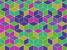 立方體PPT背景- 92197387