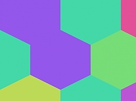 六邊形的PPT背景- 81454835