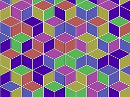 立方體PPT背景- 66683094