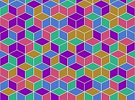 立方體PPT背景- 50240001