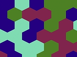 六邊形的PPT背景- 36684143