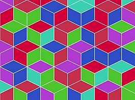 立方體PPT背景- 24190142
