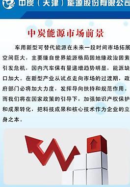 中碳能源x展架圖片
