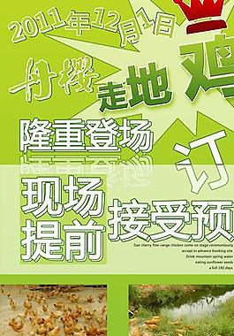 走地雞x展架圖片