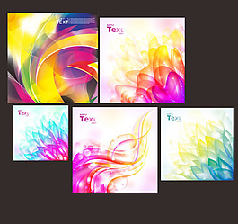 矢量花紋夢幻背景設(shè)計(jì)