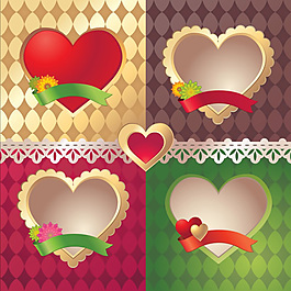 矢量情人節(jié)標(biāo)簽設(shè)計(jì)