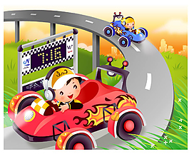 開賽車