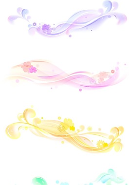 夢幻花紋圖片