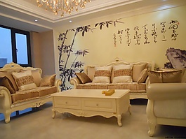 白色歐式沙發(fā)