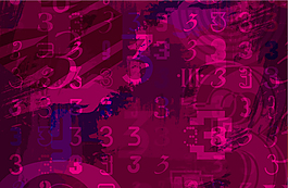 创意数字背景