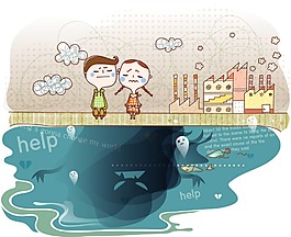 被污染的海洋