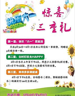 快樂六一 驚喜三重禮圖片