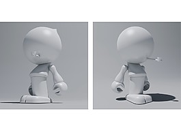 小白人