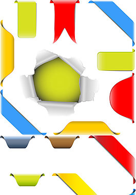 彩色標(biāo)簽設(shè)計(jì)