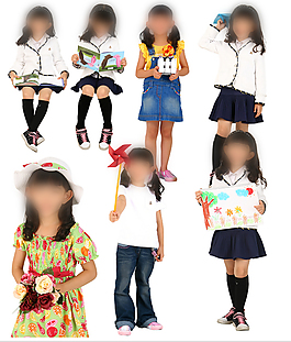 女童免摳psd
