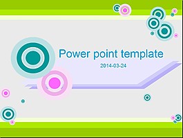 時(shí)尚元素PPT模板