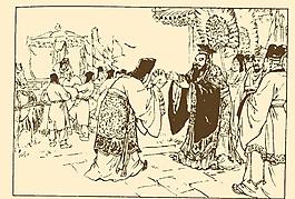古代故事画库 屈原图片