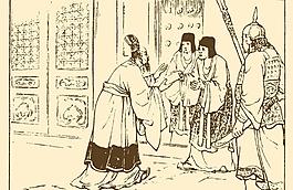 古代故事画库 屈原图片