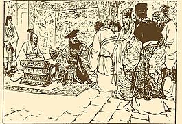 古代故事畫庫 屈原圖片
