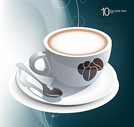 動感咖啡杯圖片