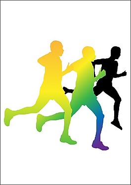 運動人物素材