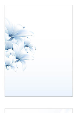 百合花背景矢量素材免費(fèi)下載