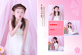 小女孩相冊模板下載