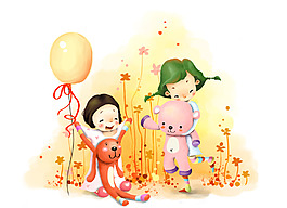 玩耍的小孩