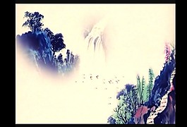 水墨画风景视频素材素材下载