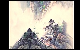 水墨画风景视频素材素材下载