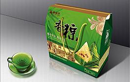 端午粽子禮盒包裝（展開圖）圖片