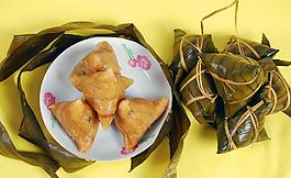 美食肉粽圖片
