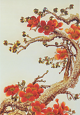 冰雕梅花