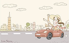 開汽車的女人