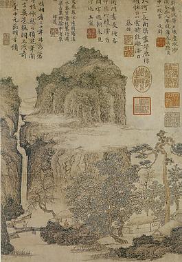 綠蔭草堂圖軸