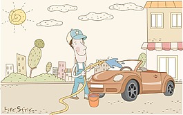 洗汽車