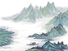 山水模板下載