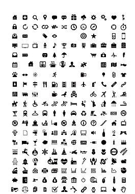 迷你圖標單色圖標圖標設計ICONS