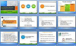 歐美生活ppt模板下載