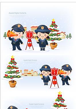 圣誕節(jié)矢量素材下載