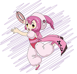 卡通小女孩
