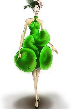 時(shí)裝畫圖片