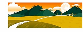 遠(yuǎn)處的山色