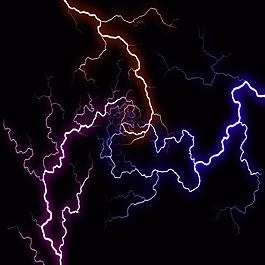 雷電閃線條背景