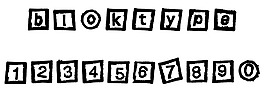 bloktype變形字體下載