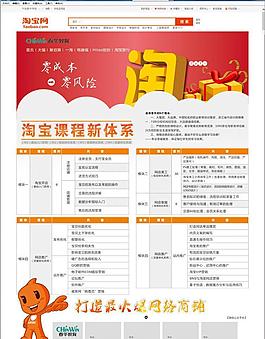 淘寶培訓(xùn)宣傳單頁圖片