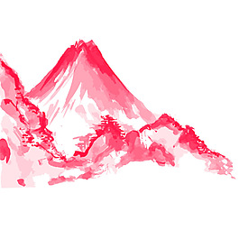 水墨群山筆刷